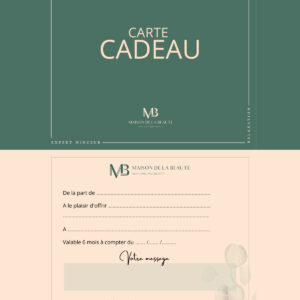 Carte cadeau - soins en institut